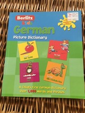German Kid’s Picture Dictoinary Berlitz Unused
