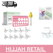 Flange Sizing Kit with 10PCS Silicone Flange Inserts 13/15/17/19/21Mm  Nipple M
