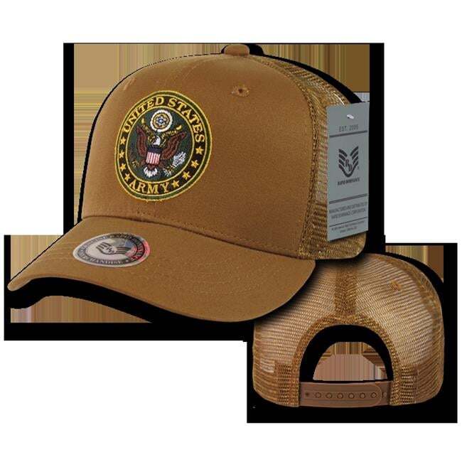Rapid Dominance S77-ARM-COY Back to the Basics Mesh Air Force Cap Coyote