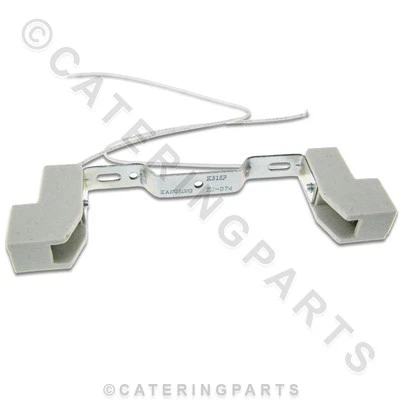 CPUK CATERING HEAT LAMP GANTRY BULB CERAMIC HOLDER R7 120MM LONG FOR 118MM HOLDERS