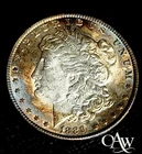 1889 P MORGAN $1 SILVER DOLLAR ✪ MONSTER TONING ✪ BU UNC++++ COIN  PL - DMPL