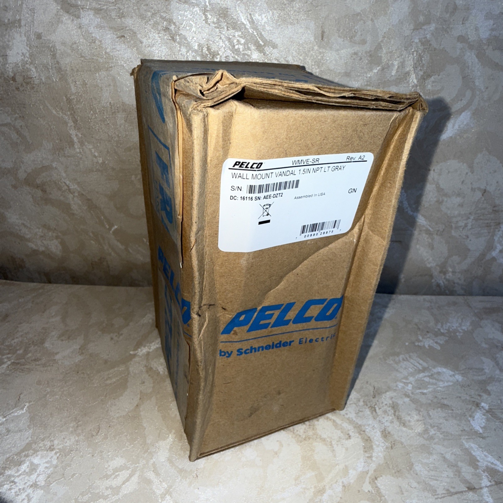 Pelco WMVE-SR Vandal Resistant Wall Mount