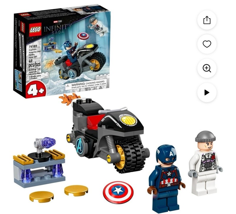 LEGO Super Heroes: Captain America and Hydra Face-Off (76189)