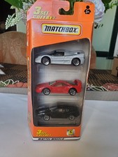 1999 Matchbox Ferrari 3 Pack Mattel Wheels Unopened F50 F40 Testarossa Nip 96529