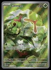 CATERPIE 172/165 ILLUSTRATION RARE 151 POKEMON HOLO NM on eBay