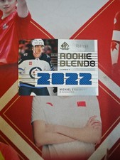 2022-23 SP Game Used Hockey Rookie Blends Jersey Michael Eyssimont /150