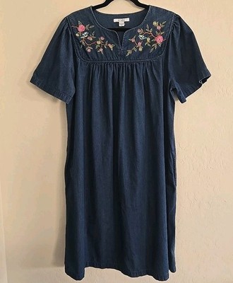 white christmas dresses Heartland Pleated Denim Mini Dress – VICI main image 0