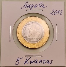 Angola coin, 5 Kwanzas, 2012