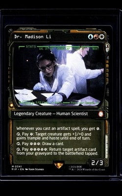 2024 MTG Magic The Gathering PIP Fallout Showcase #341 Dr Madison Li