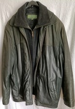 Stylish Heavy Black Real Leather Hide Park XL sized Weatherproof Zipped Jacket