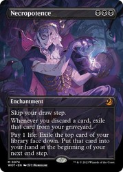 Necropotence (Anime Borderless) - Enchanting Tales - MTG