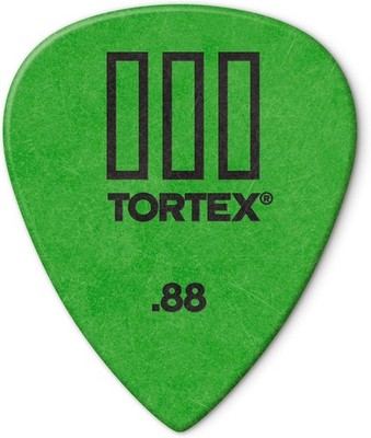 XPCS Guitar Picks Tortex TIII .88MM 12 Pack for electric and acoustic guitars