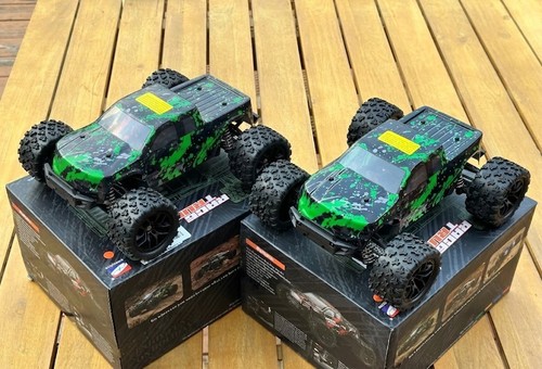 Bundle of 2 Haiboxing 18859E, ready to run monster high speed brushed RCs