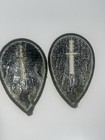 Army Pair of Military Patches Sword and Flame Design Subdued Colors — photo 3