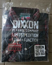 New Men's Dixxon Flannel Co Button Down Flannel Shirt - The King - Size 2X XXL