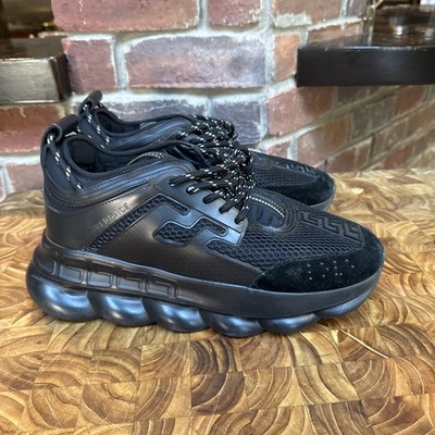versace chain reaction sneakers black 42