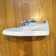 PUMA Suede Classic Platinum Grey Pristine Mens size 10