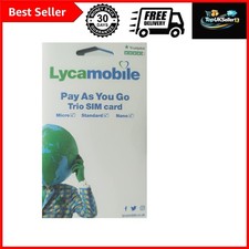Official Lycamobile PAYG SIM - 2 Cards for Affordable International Calls