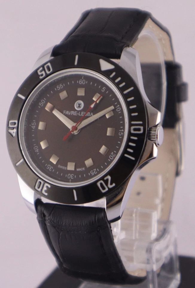 Beautiful Favre Leuba Men Hand-Winding Brown Dial Wristwatch "Keep Good Time" - image 4 of 4