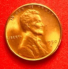 1950-S Lincoln Wheat Cent Penny GEM RED BU From an Original Bank Roll