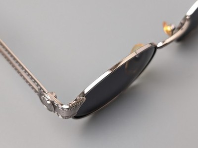 GIANNI VERSACE MOD S68 COL 76M Medusa Silver Oval Sunglasses