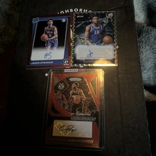  76ers 3 card autograph lot Justin Edwards RC Cameron Payne/99 Jaden Springer RC