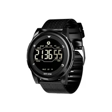 Digital Sports Watch Ultra Thin Waterproof Alarm Pedometer Black Dial Men Women