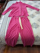 Soma 2-piece Sleepwear Medium Pink Pajamas 28.5" Inseam