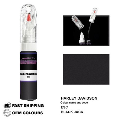FÜR HARLEY DAVIDSON BLACK JACK ESC Touch Up Lackstift Pinsel Fix Kit Kratzer