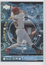 1999 Upper Deck Encore Strokes of Genius Mark McGwire #169 m5x