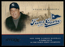 2004 Donruss Studio Fans of the Game #219FG-4 Steve Schirripa Yankees card