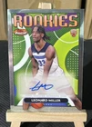 Leonard Miller 2023-24 Topps Finest Rookies Auto RC #RFA-LM LE18