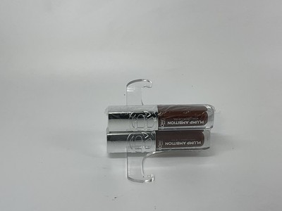 L'Oreal Paris Plump Ambition Hyaluron Lip Oil, 24 HR Lip Gloss, 2 PACK