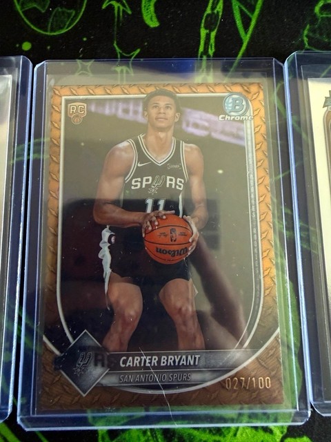 Topps Bowman Chrome Carter Bryant Rookie Card #027/100 Metal Parallel