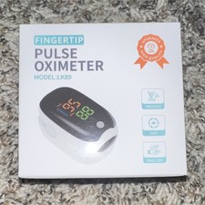 Fingertip Pulse Oximeter LK89 Digital Wireless CE/FCC Black/White Infrared