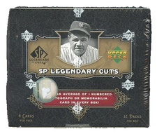 2004 SP Legendary Cuts Baseball Complete Set ~ 126 Base Cards