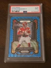 2023 Panini Prizm Blue Wave Patrick Mahomes II /199 #149 PSA 9 MINT