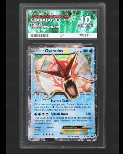 Pop 3 ACE 10 Gyarados EX Holo XY106 2016 Pokemon XY Triple Power Promo