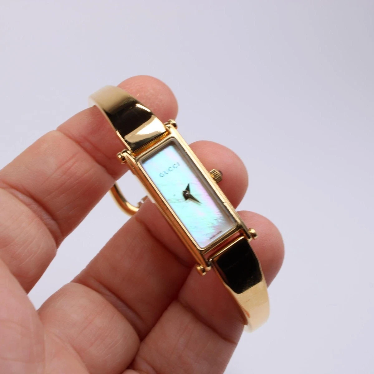 【GUCCI】1500L シェル 稼動品⟡.* Gucci 1500L腕表| eBay