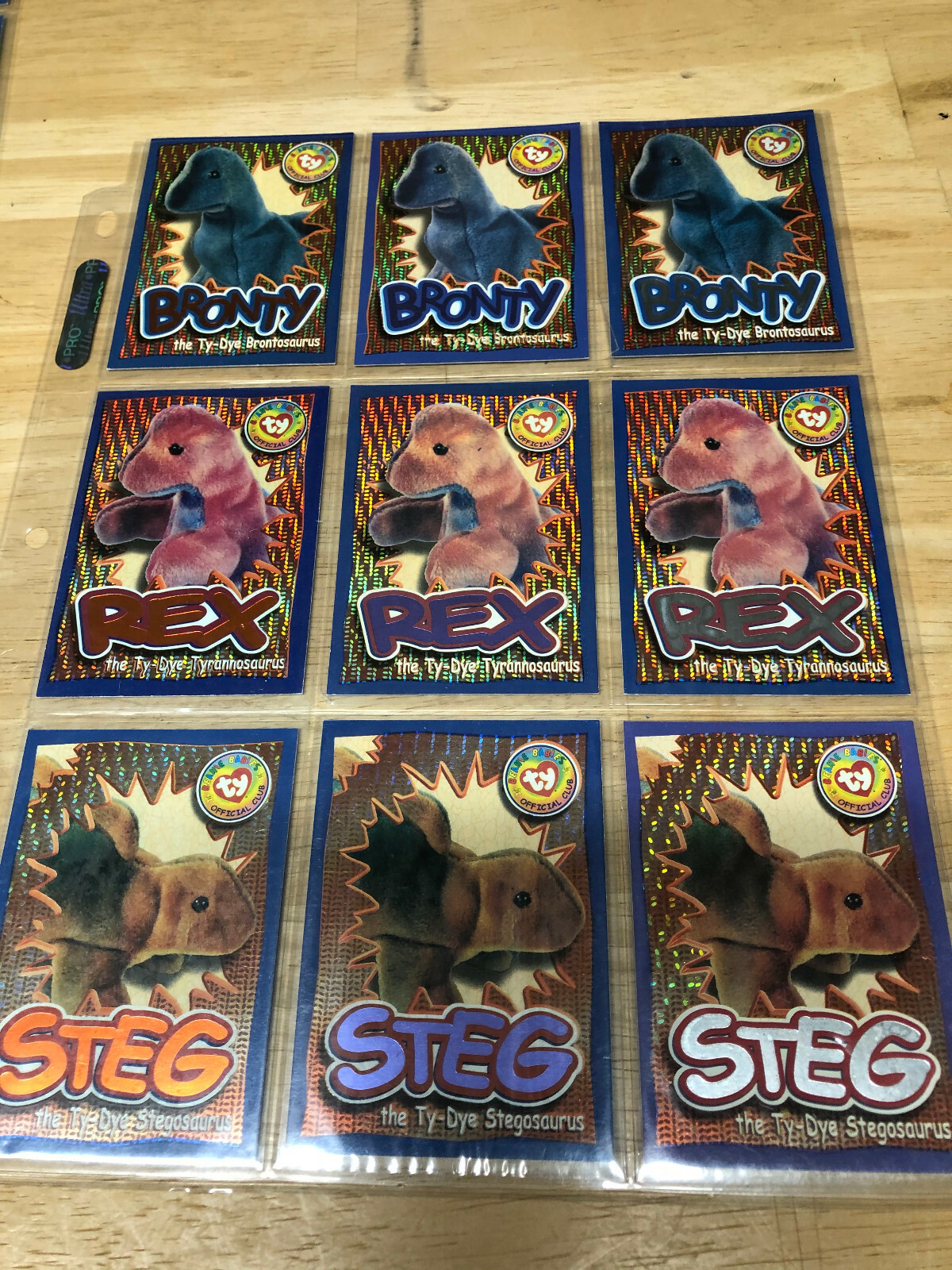 Vintage Beanie Baby Series 4 OP S Wild Card Set 45 Mint Condition Collectible Trading Cards-image