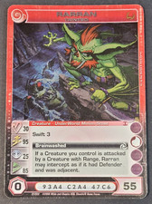 Chaotic Card Rarran Tainted 55 Rare Underworld Creature - MAX C, Min Energy - NM