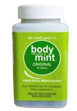 Body Mint Tablets - Long-Lasting Fresh Breath & Body Odor Control - 50 Tablets