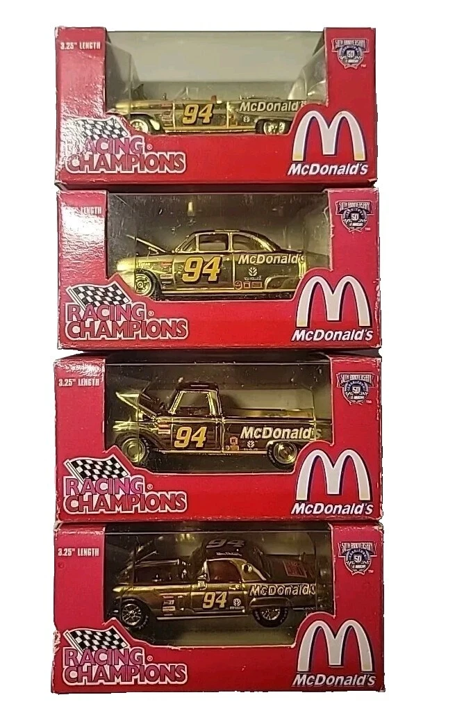 Coches de carreras McDonald's NASCAR Diecast escala 1:64