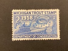 ICOLLECTZONE US Michigan 1958 Very Fine used
