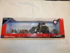 BRITAINS METALLIC OLIVE GREEN VALTRA PLAYSET 43323 BNIB 1:32