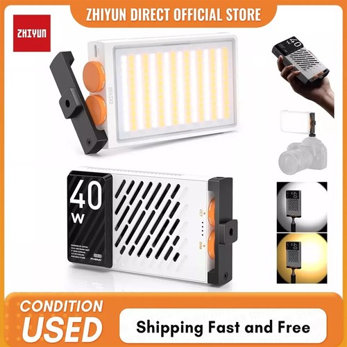 Zhiyun Fiveray M40 40W Pocket Led Video Light On Camera Photography Fill Light