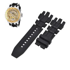 Subaqua 18551 26mm Black Rubber Watch Strap For Invicta