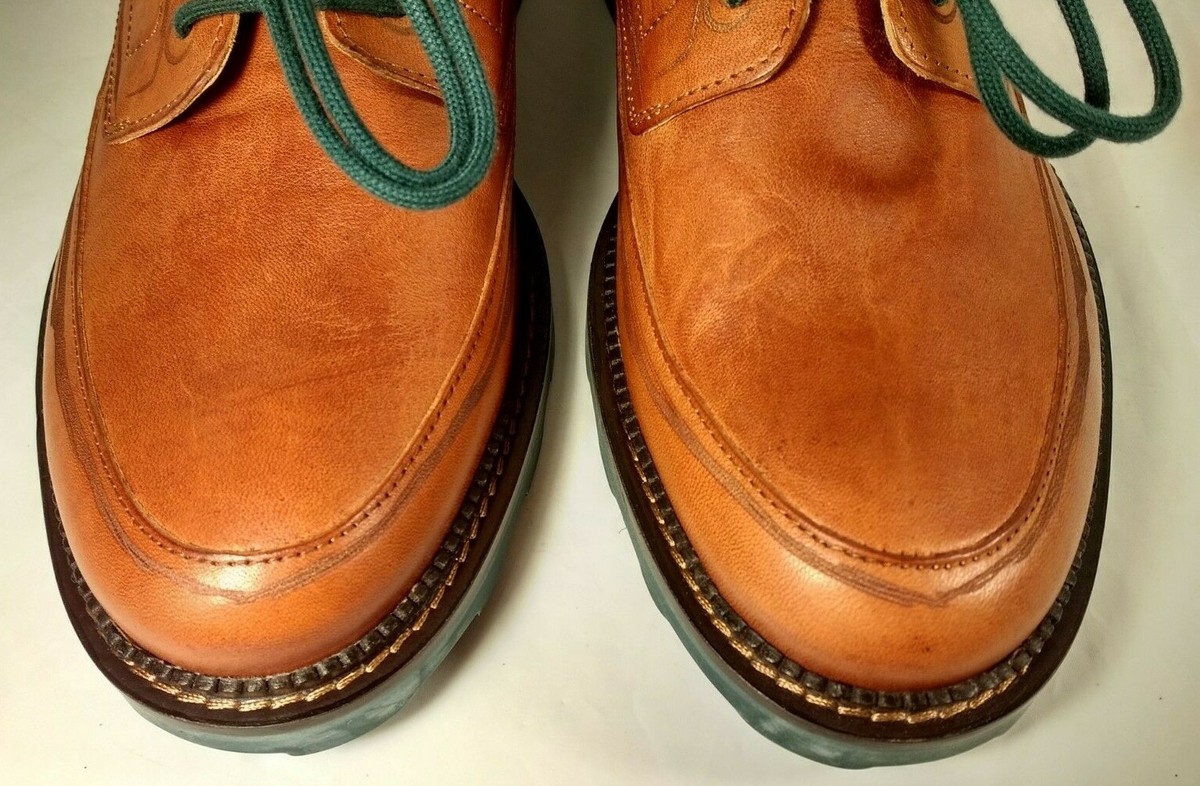 John Fluevog Dublin Brown Leather Lace-Up Derby Shoe Angel  display picture 2