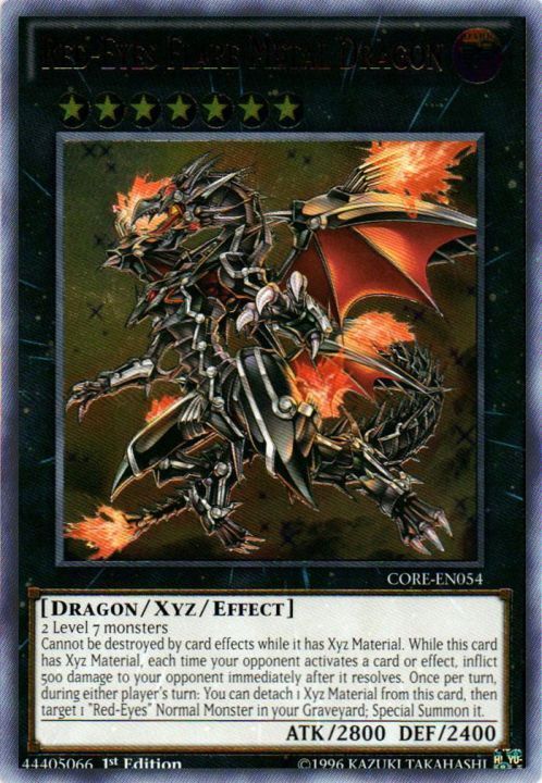 Red-Eyes Flare Metal Dragon - CORE-EN054 - Ultimate Rare - 1st Edition x1 - Mode