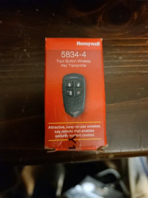 Honeywell 5834-4 4 Button Remote Control - Black for sale online | eBay